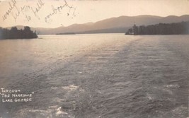 Lago George New York Attraverso Il Narrows ~ J S Wooley Vero Foto Cartolina 1907 - £8.88 GBP