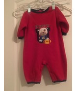 1 Pc Okie Dokie Baby Boys Fleece Romper Jumpsuit Size 3-6 Months - £24.62 GBP