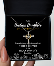 Mom To Daughter Gifts, Nice Gifts For Daughter, Truck Driver Daughter Necklace  - £39.50 GBP