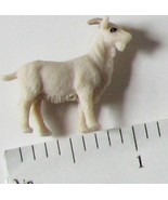 Doll House Shoppe 3 Toy White Goat Figures 6019 Micro-Mini Miniature - £3.53 GBP