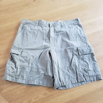 COLUMBIA Hiking Shorts Cargo 10&quot; Brown Khaki Outdoor Fishing Men&#39;s Size 40 - $12.82