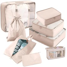 8Pcs Set Large Capacity Luggage Storage Bags For Pac Cube Clothes  Cosmetic Trav - £92.78 GBP