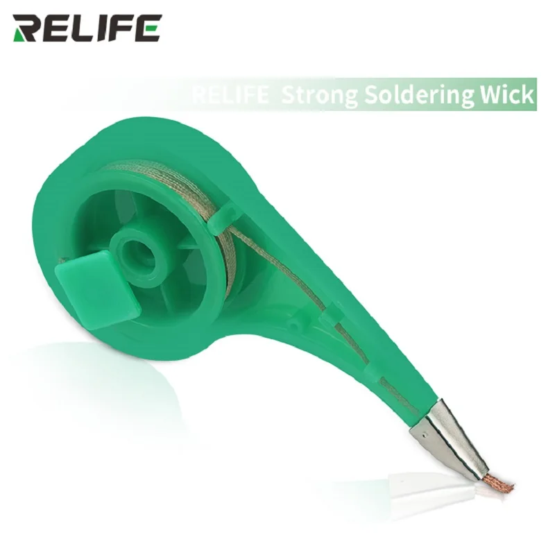 RELIFE 1.5-3.5mm Width Soldering Wick Desoldering Wires Anti-scalding Nozzle Pre - £45.03 GBP