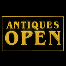 200055B Antiques Vintage Valuable Treasure Collection Auction LED Light Sign - £17.57 GBP