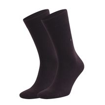 AWS/American Made Brown Dress Socks for Men Bamboo Crew Socks Seamless Toe 1 Pai - £7.83 GBP