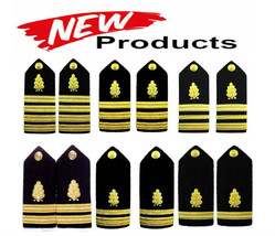NEW US NAVY AUTHENTIC DENTAL CORP HARD SHOULDER BOARDS RANK Hi Quality C... - $30.50+