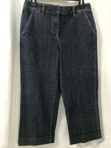 Talbots Women&#39;s Jeans Capris Blue Stretch Jeans Size 6 X 22 - $6.93