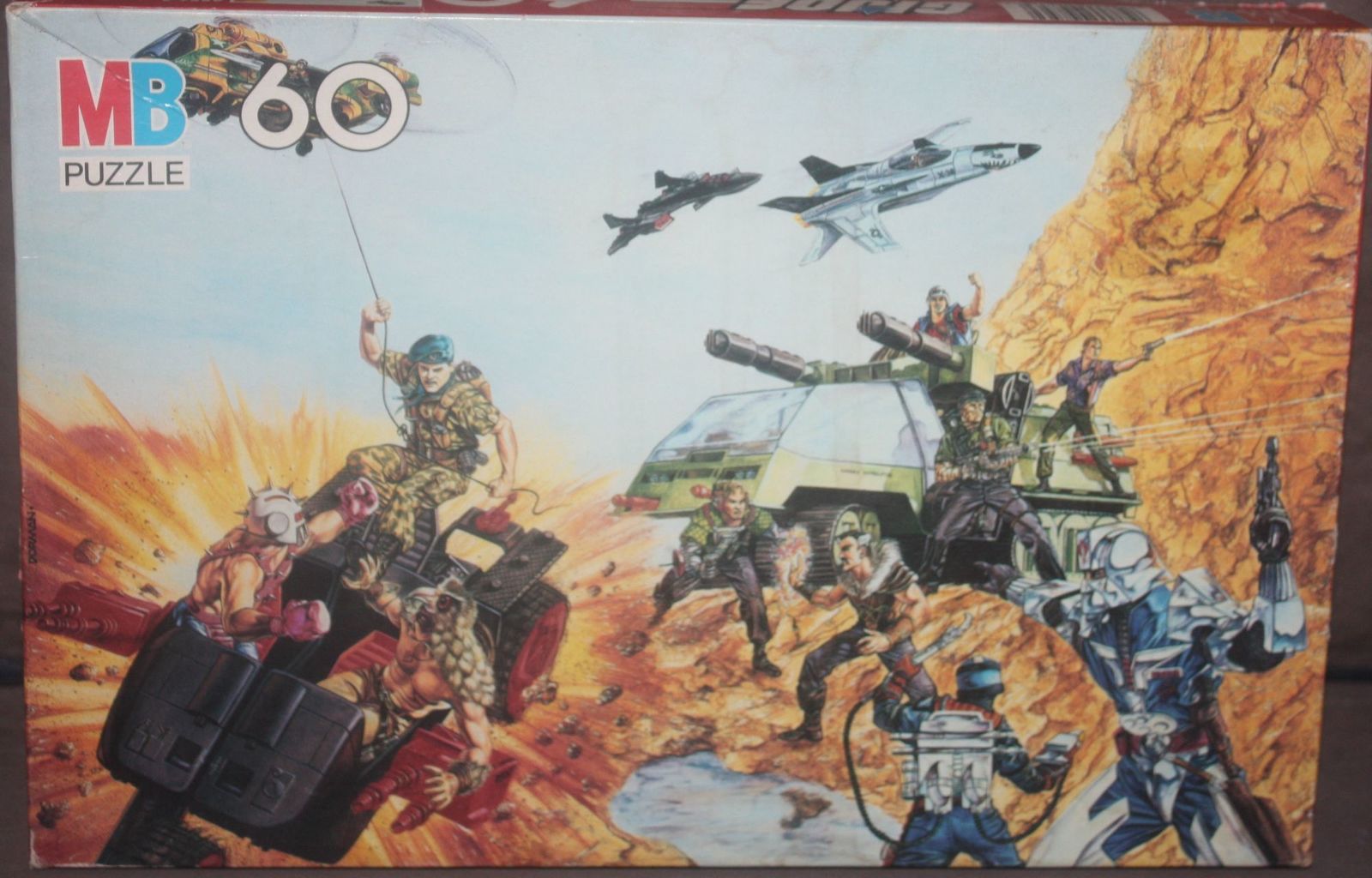 1987 Hasbro G.I. Joe 60 Piece Puzzle #4856-3 - Complete - $10.00