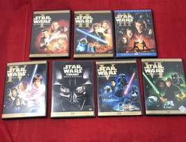 7 STAR WARS DVD Movie Bundle Lot of 1-6 with Bonus Disc Material - $49.49