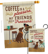 Coffee and Friends - Impressions Decorative Flags Set S117055-BO - £45.39 GBP