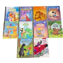 Lot 10 Little Golden Book Childrens Disney Titles Sleeping Beauty u Mickey Lion - £21.20 GBP