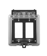 Outdoor Outlet Cover, 2-Gang Weatherproof Electrical Outlet Cover with L... - $31.59