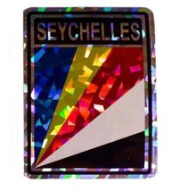 K&#39;s Novelties Wholesale Lot 6 Seychelles Country Flag Reflective Decal B... - $8.88