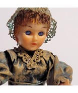 Vtg Handmade Standing Doll Figurine Plastic Cup Plaster of Paris Base OO... - £58.47 GBP