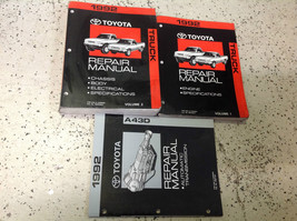 1992 Toyota Camion Service Atelier Réparation Manuel Set OEM 92 W Transaxle Book - £191.80 GBP