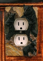 Rustic Western Bear And Cubs Duplex Receptacle Outlet Switch Plate Cover... - $483.25 MXN
