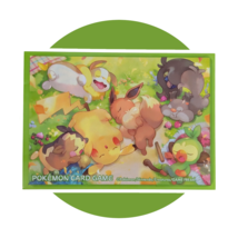 Sleepy Pokemon Card Sleeve (HH06): Grookey, Skwovet, Eevee, Yamper, Morpeko - $2.90