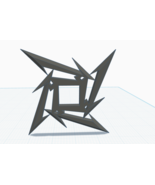 Metallica Logo Ninja Star Sign 3D Printed Gift Idea - $17.25