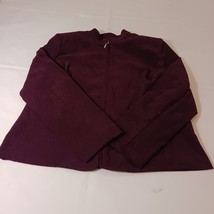 JM Collection Women&#39;s Purple Full Zip Jacket Size 16 Petite - €17,78 EUR