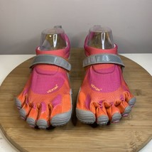 Vibram FiveFingers Womens Size 8 Running Shoes W343 Pink Orange Barefoot... - $39.59
