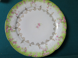 Austria Roses Imperial China Art Nouveau Platter c1900s, 12&quot; original - $105.92