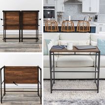 DESK COMPUTER OFFICE HOME BEDROOM SMALL WALL WRITING FOLDING PORTABLE WO... - $112.99