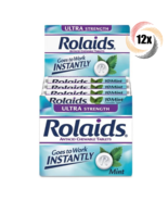 Full Box 12x Rolls Rolaids Ultra Strength Antacid Mint Tablets | 10 Per ... - €21,93 EUR