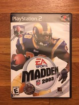 Madden NFL 2003 (Sony PlayStation 2, 2002) PS2 - £15.71 GBP