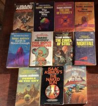 Vintage Isaac Asimov Paperback Lot 1950s 1960s 1970s - £27.58 GBP