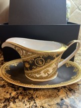 Versace Rosental  I LOVE BAROQUE Sauce Gravy Boat &amp; Saucer 19325 403651 ... - $490.05