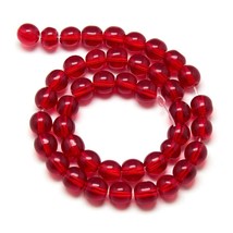 Red White and Blue Round 4mm 6 strands 2 of each color 13 inches each RWB12 - $7.59