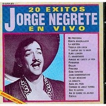 Jorge Negrete En Vivo 20 Exitos CD - £3.91 GBP