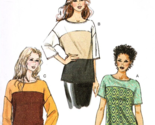 Very Easy Vogue V8877 Misses XSm - M Casual Tunic Tops Uncut Sewing Pattern - $16.61