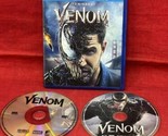 Marvel VENOM 2 Disc Set of Blu-ray &amp; DVD Movie Tom Hardy  No Digital Code - £6.14 GBP