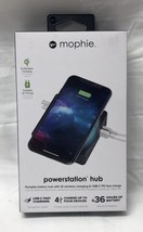 New Mophie 6000mAh Qi USB-C Pd Battery Pack Powerstation Hub 4-DEVICES At Once - £23.70 GBP