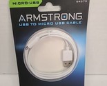 Armstrong Micro USB Fast Charge Cable 3 Feet For Samsung Galaxy J3 J7 Bl... - $4.59
