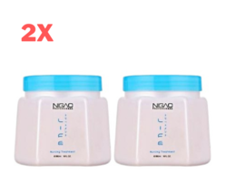 2X NIGAO Nurzing Treatment for Dry Damage Weak Hair Frizzy Restore Nourish 550Ml - $71.36