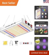 2025 KP1000 Full Spectrum LED Grow Light: 100W for Indoor Plants &amp; Hydro... - $71.99
