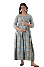 Attractive Pregnant / Maternity Women Kurti Gown Suit Easy baby Feeding Dress - £27.75 GBP