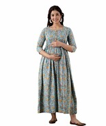 Attractive Pregnant / Maternity Women Kurti Gown Suit Easy baby Feeding ... - €29,93 EUR