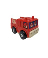 Nasta Industries Fire Truck Red Plastic Vintage 1976 Toy Car Hong Kong - £6.92 GBP