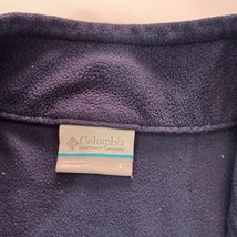 Columbia AM6558 Mens Blue Klamath Range II Half Zip Fleece Pullover Sweatshirt L image 7