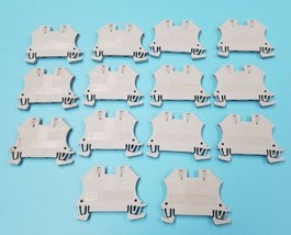 LOT OF 14 NEW ALLEN BRADLEY 1492-J20 FEED THROUGH SCREW TERMINALS GRAY - £16.55 GBP