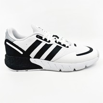 adidas ZX 1K Boost Cloud White Black Men Athletic Sneaker FX6510 - £48.03 GBP