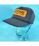  Vintage Stihl Chainsaws Patch Snapback Navy Blue Hat Cap by K Products - $41.66 CAD