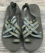 Teva VOYA Strappy Sandals Women’s Size 7 Green And Grey S/N #1099271 Hik... - $23.76