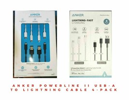 Anker PowerLine Select+ 4 Pack Apple iPhone iPad iPod Lightning-fast Cha... - £28.11 GBP