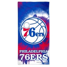 NBA Philadelphia 76ers Vertical Beach Towel Spectra 30&quot; by 60&quot; by WinCraft - £28.20 GBP