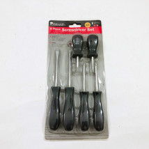 Pittsburgh Screwdriver Set 6 Pieces Red Label Non Slip Grips - £11.39 GBP