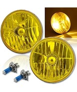 Octane Lighting 7 Inch H6024/6014 Yellow Amber Crystal Glass Headlight H... - €51,12 EUR